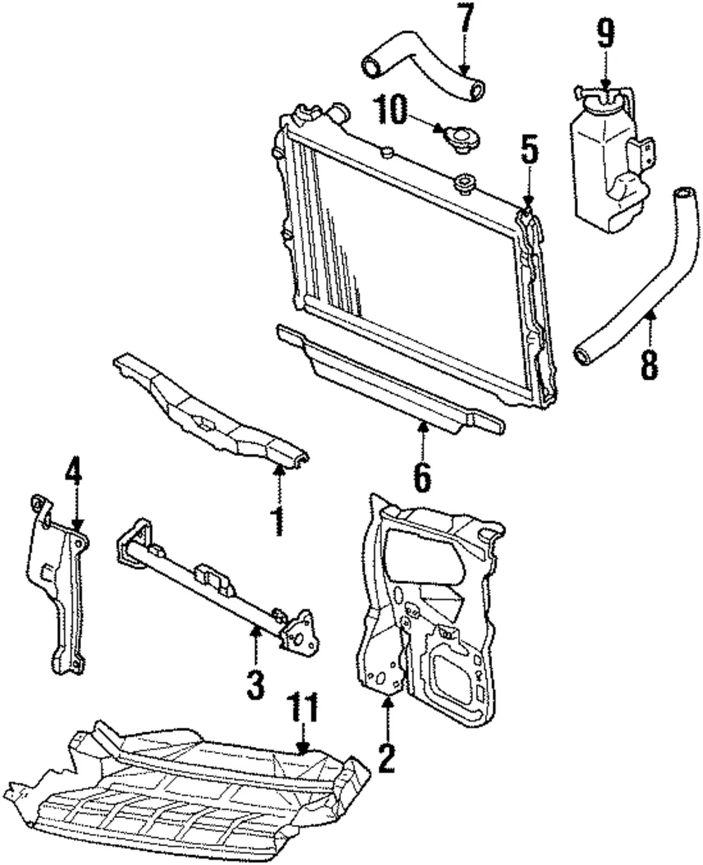 Center Support - Mazda (la0156220a)