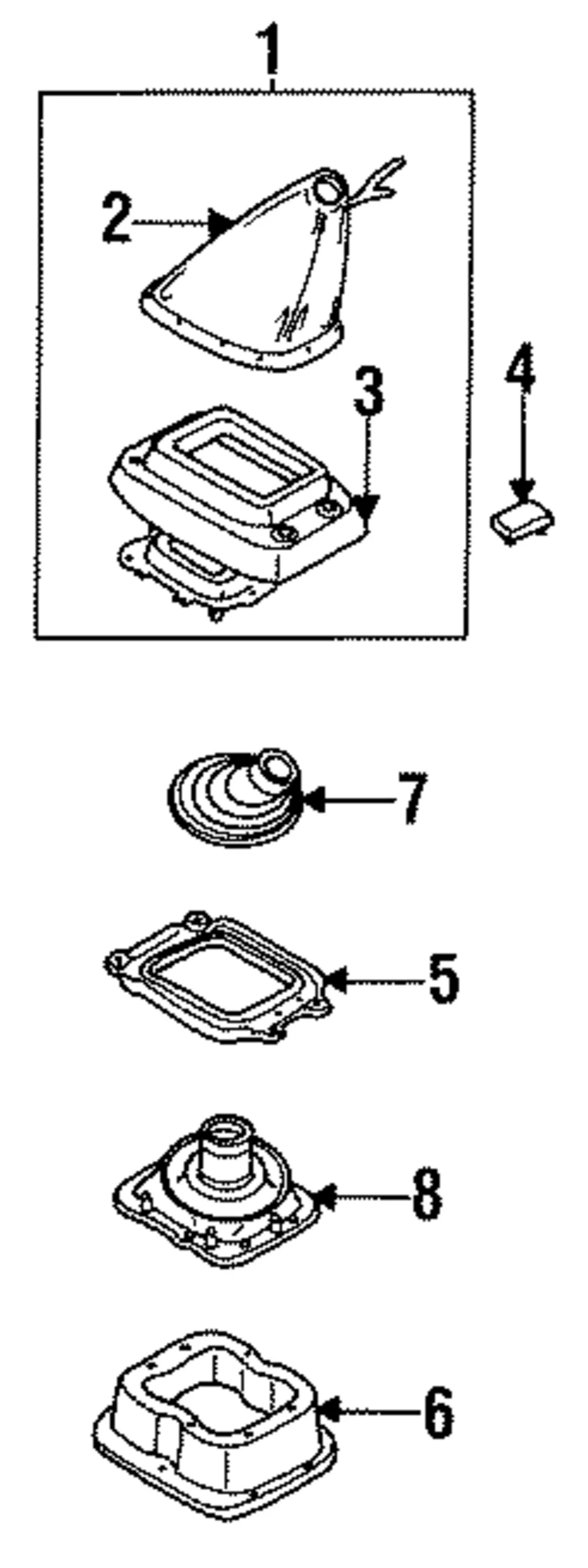 Insulator - Mazda (la0164481a)
