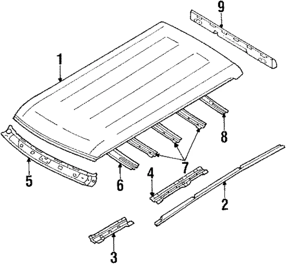 Reinforcement - Mazda (la0170662a)