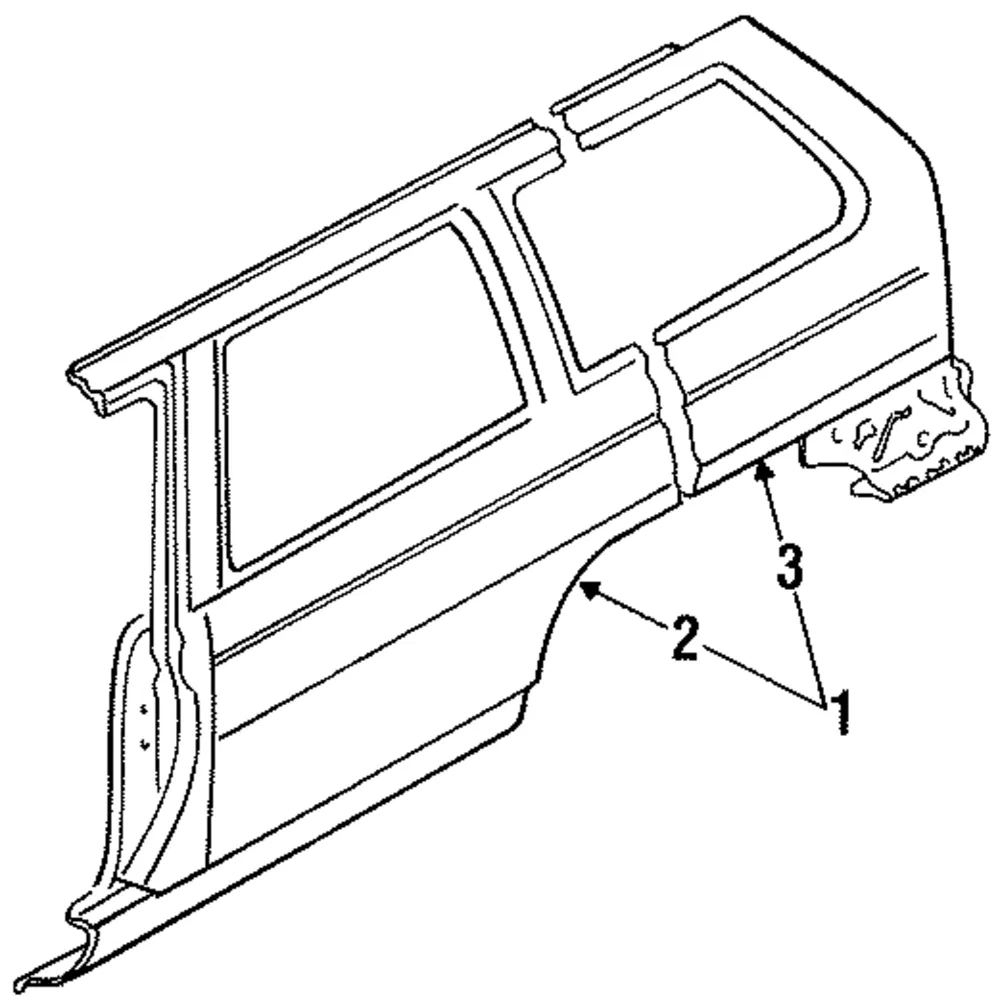 Rear Panel - Mazda (lay27140xd)