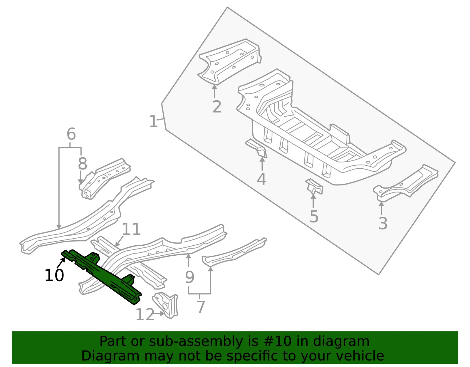 Cross-Member - Mazda (lc62539f0e) - view 2