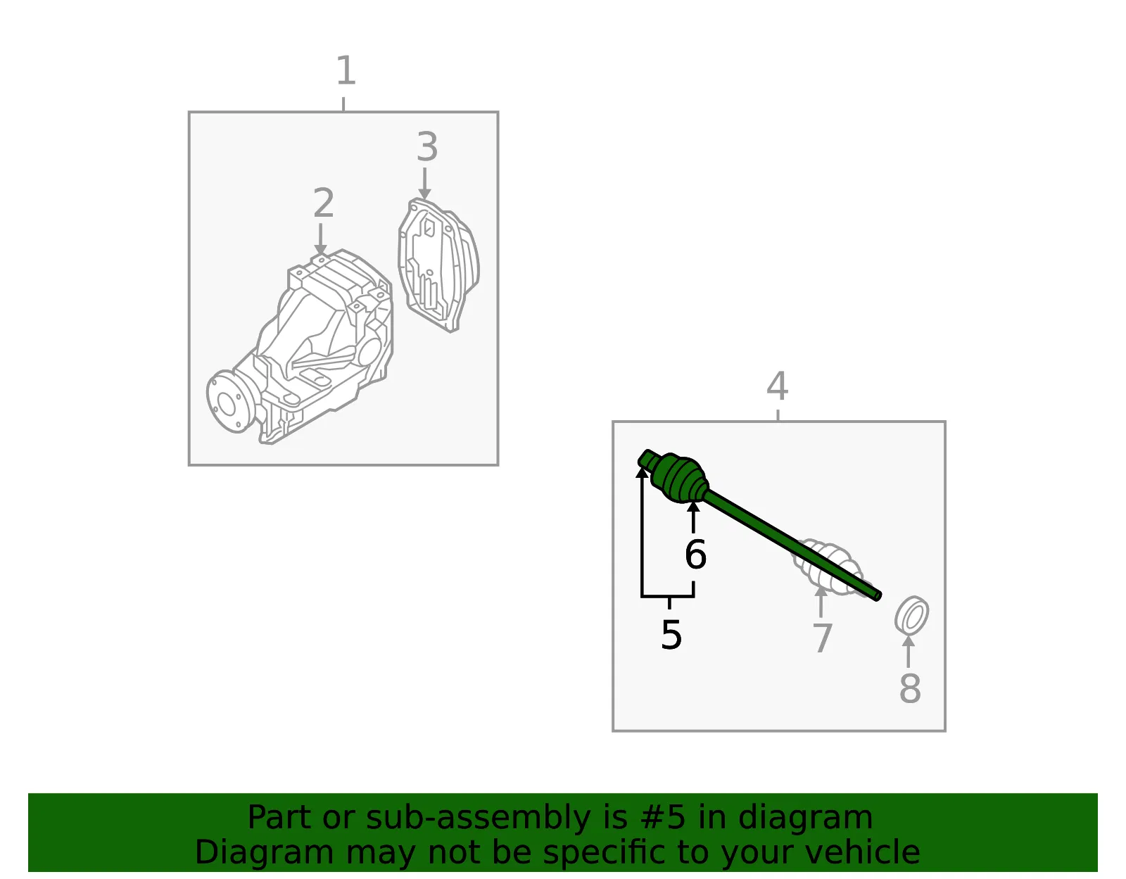 Inner Joint Assembly - Mazda (ma0222520) - view 2