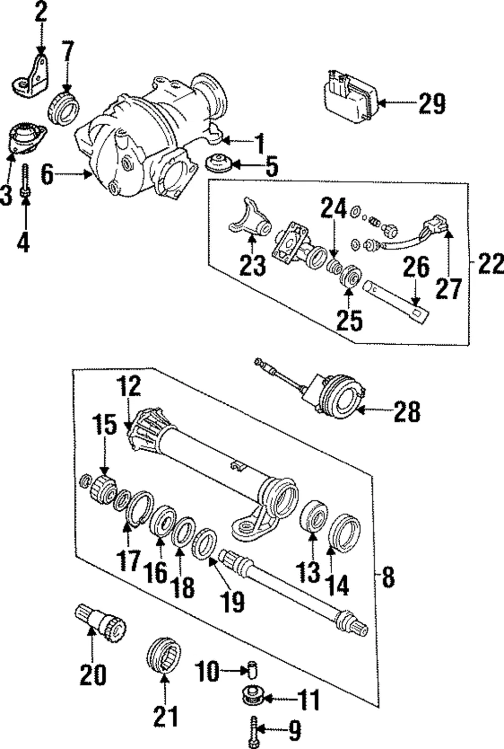 Shaft Assembly - Mazda (ma0727700)