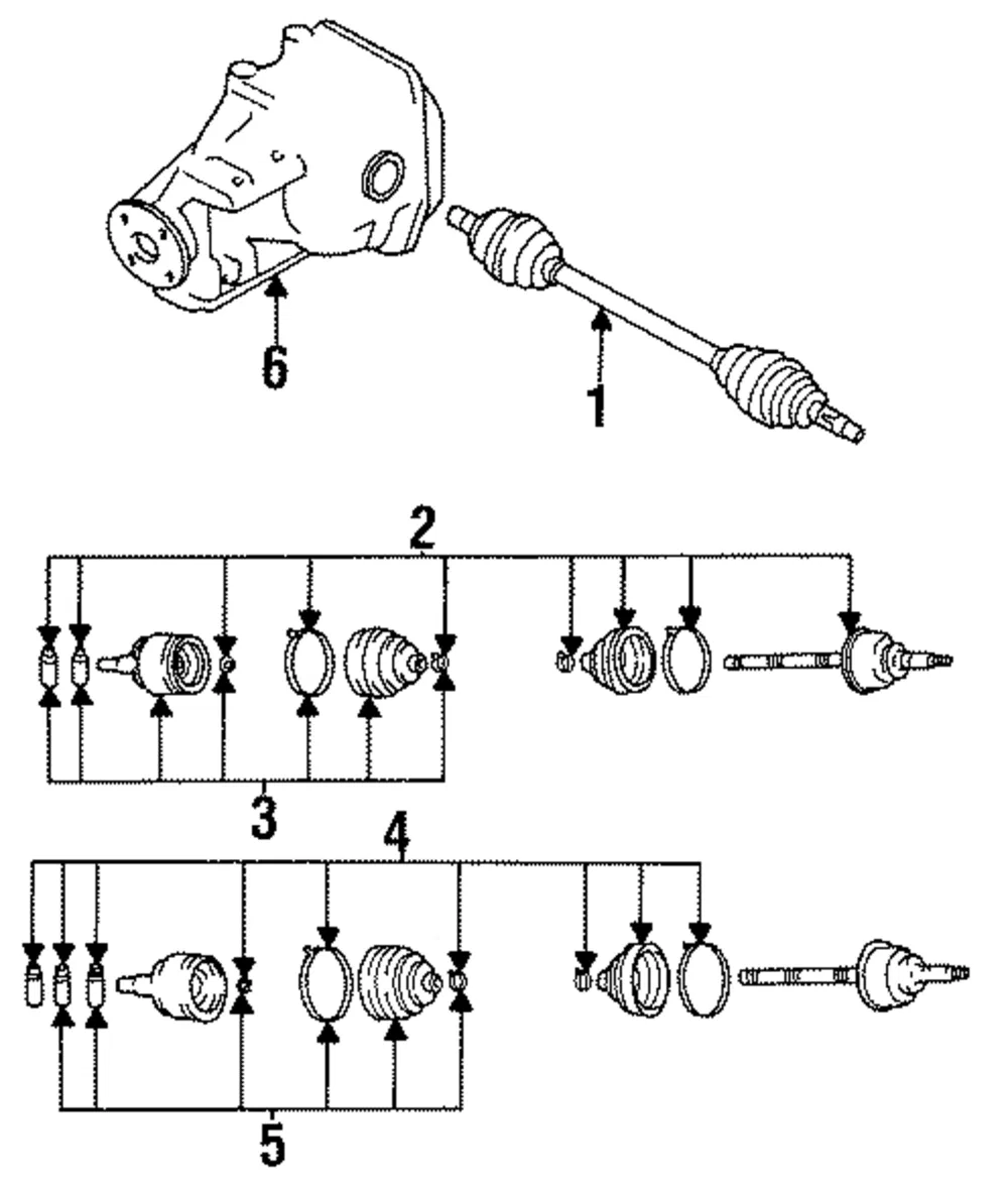 Cv Joint Kit - Mazda (ma1022510)
