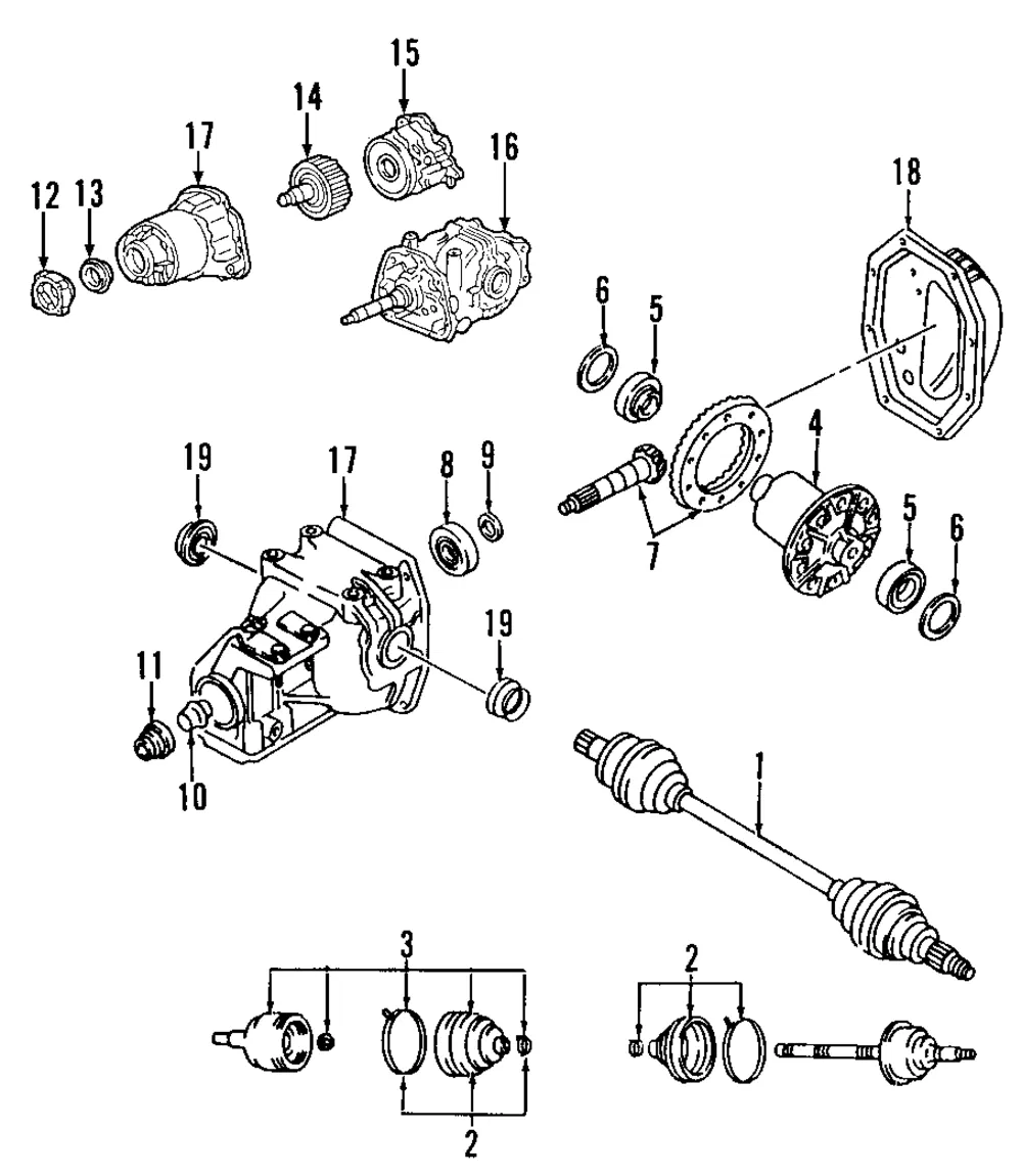 Ring & Pinion - Mazda (ma2727110)