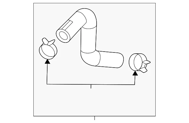 Inlet Hose - Mazda (mh011568z)