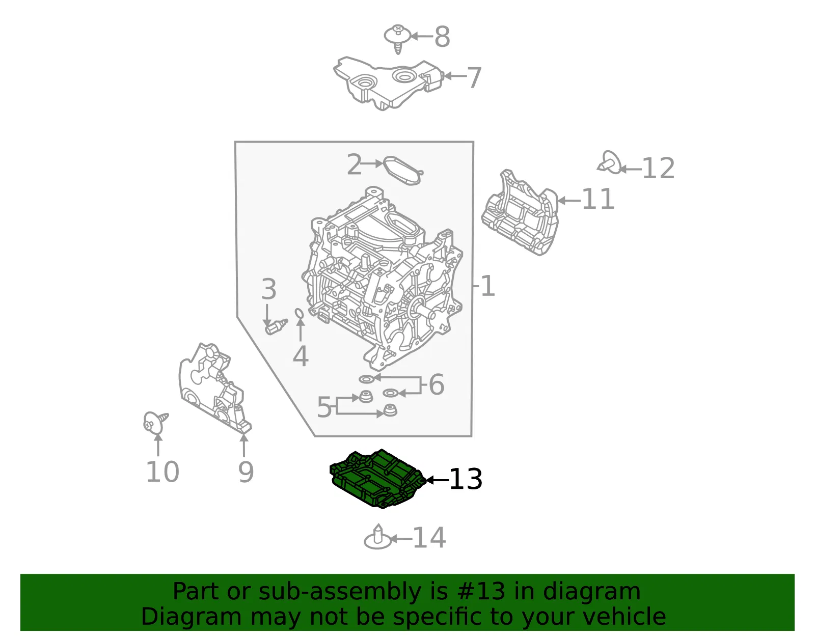 Lower Insulator - Mazda (mh0130489) - view 2
