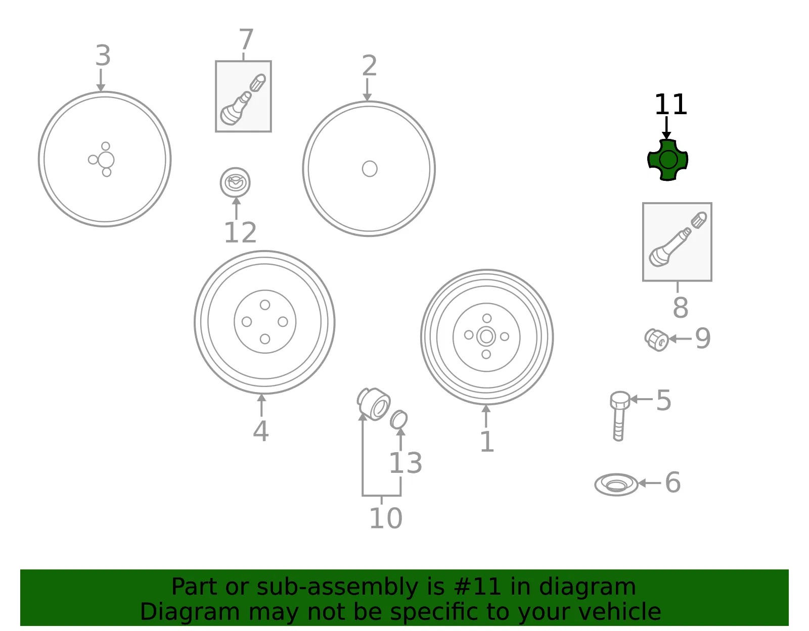 Center Cap - Mazda (n06537190) - view 2