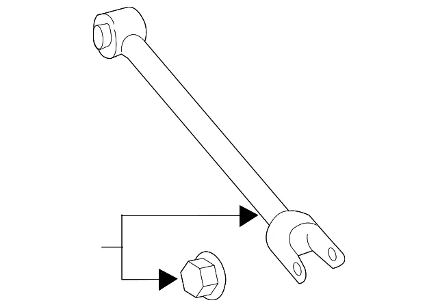 Rear Lateral Arm - Mazda (n2432820x)