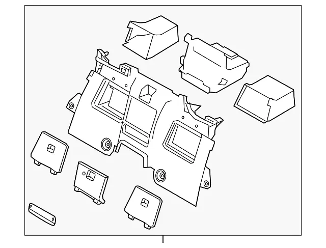 Partition Panel - Mazda (N454-68-78X-02)