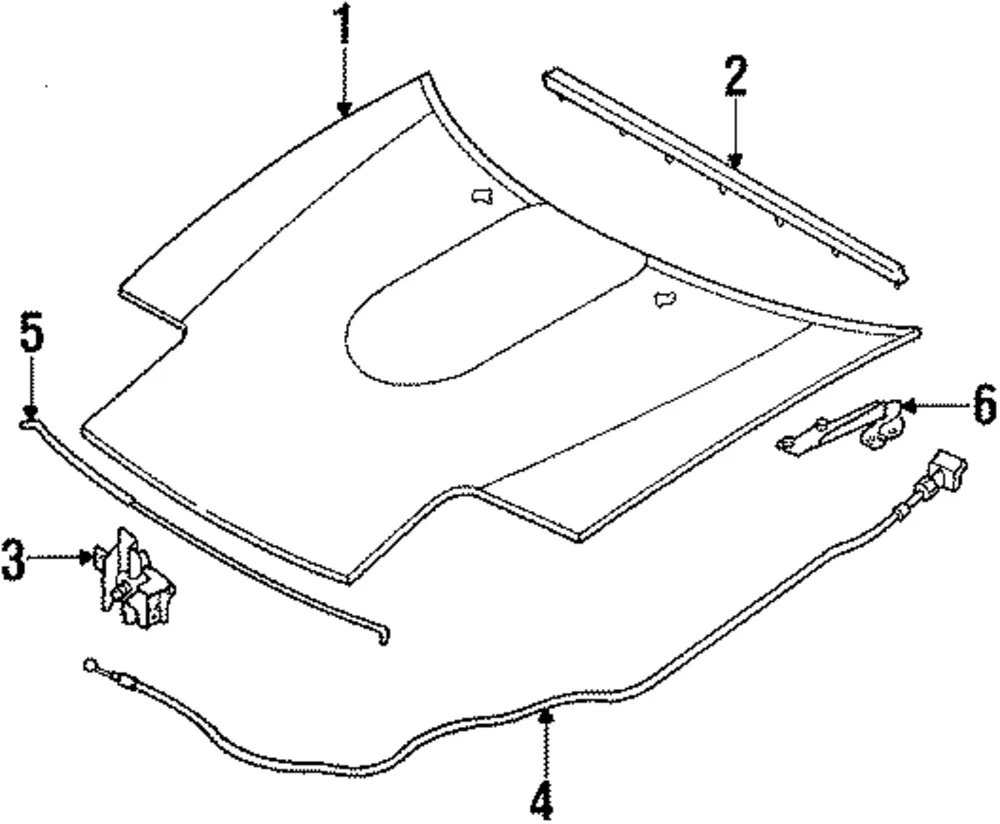 Support Rod - Mazda (na7556650a)