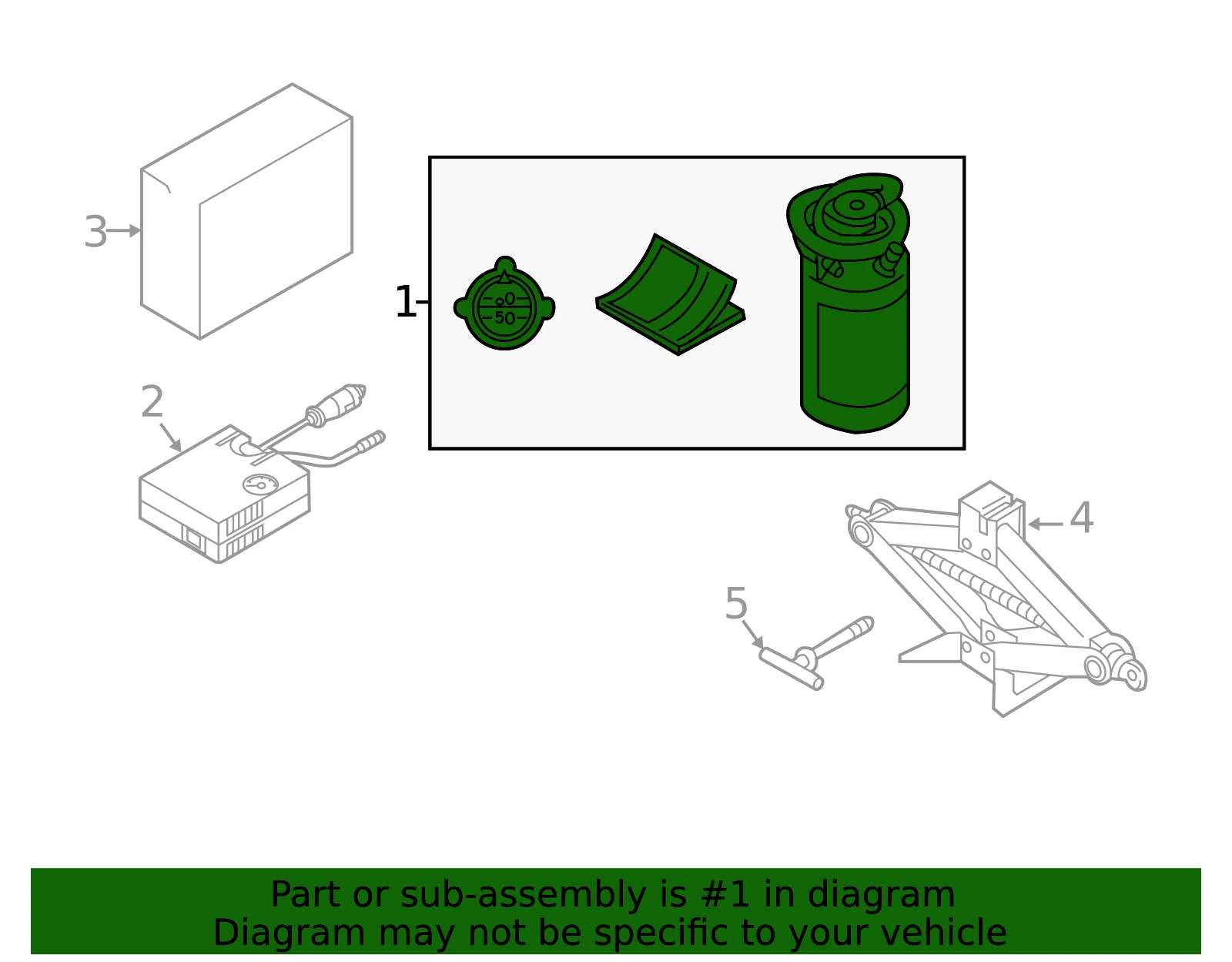 Repair Kit - Mazda (na1j37c1xa) - view 2