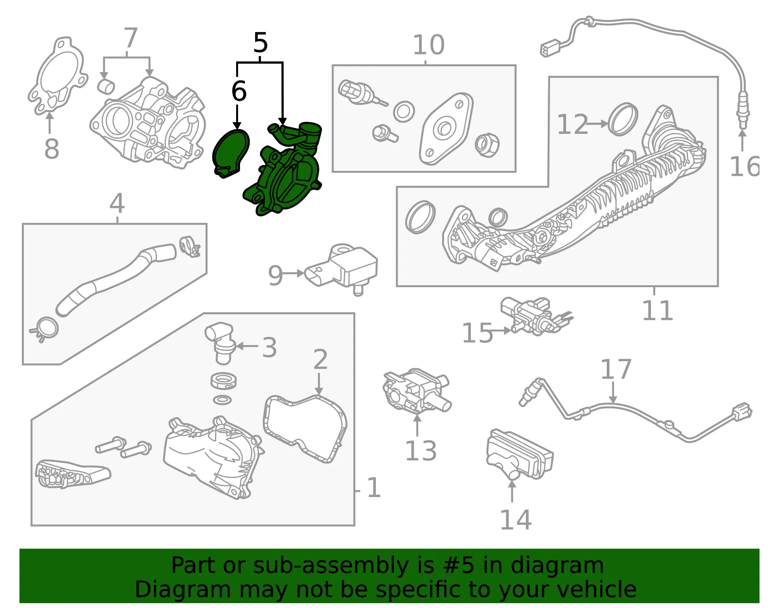 Vacuum Pump - Mazda (pe0718g00b) - view 2