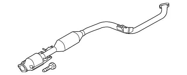 Converter & Pipe - Mazda (pe192055x)