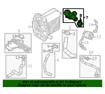 Turbocharger Coolant Supply Line - Mazda (px4j1573x) - view 4