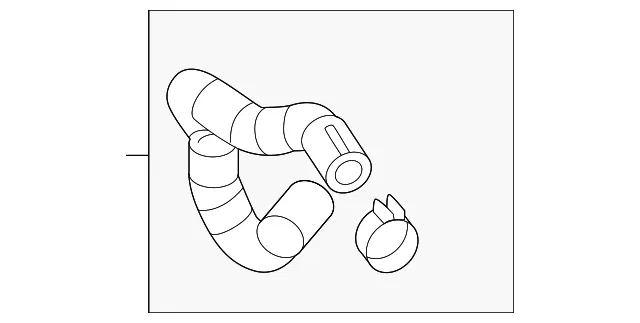 Turbocharger Coolant Supply Line - Mazda (px8f1573x)