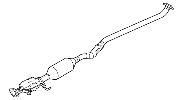 Converter & Pipe - Mazda (py1j40600)