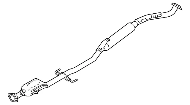 Converter & Pipe - Mazda (py782055x)