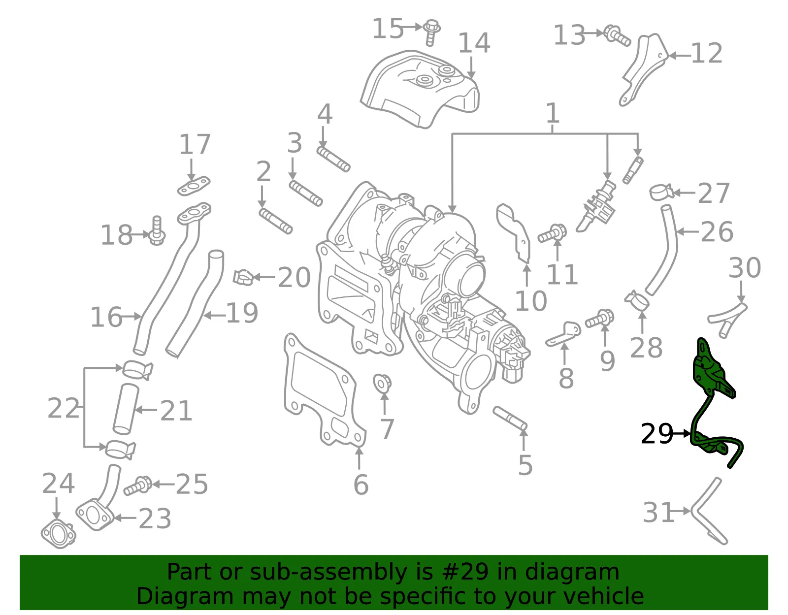 Vacuum Line Adapter - Mazda (py8v2041x) - view 2