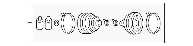Cv Joint Boot Kit - Mazda (RTC4-22-530)