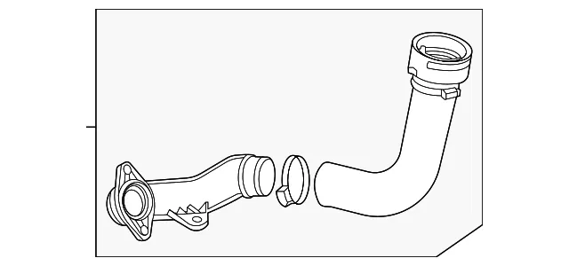 Inter-Cooler Pipe - Mazda (sh0113330f)