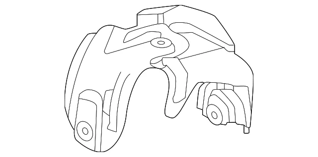 Turbocharger Mount Heat Shield - Mazda (sh1713370)