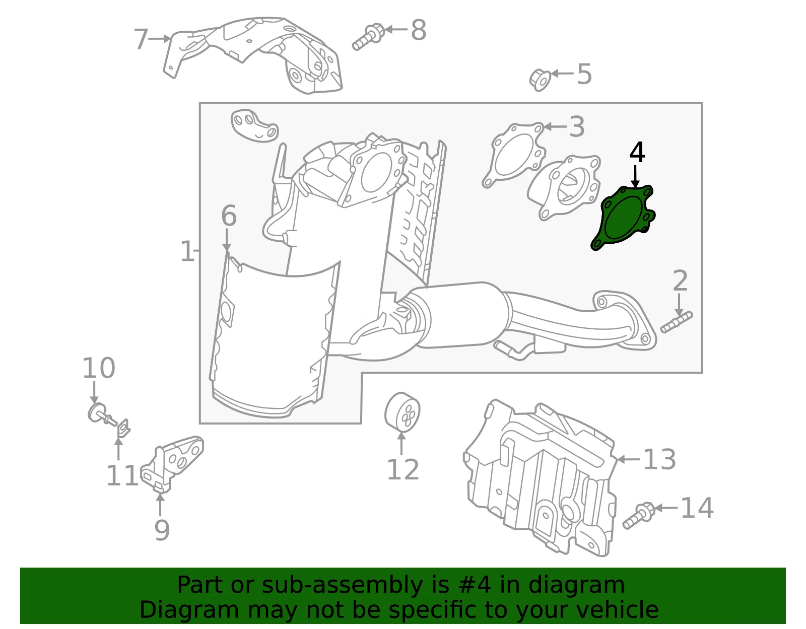 Gasket - Mazda (shb213490a) - view 2