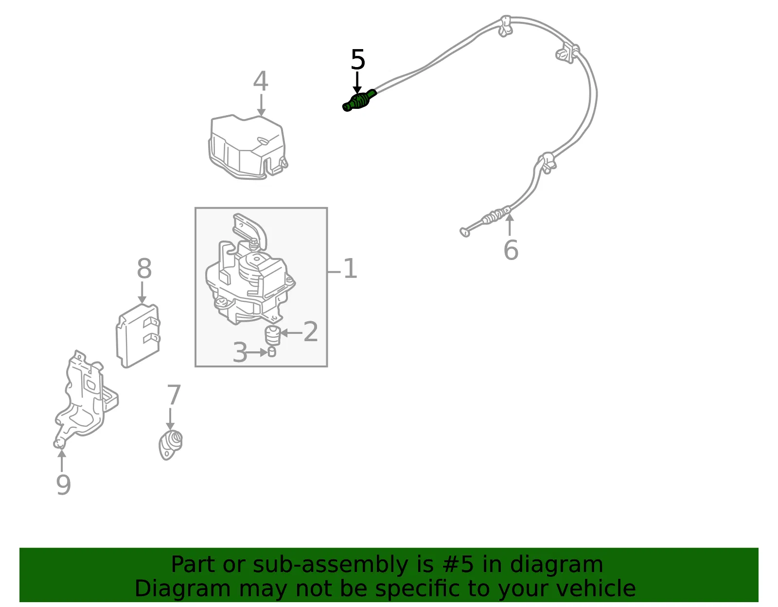 Cable - Mazda (t0064166xb) - view 2