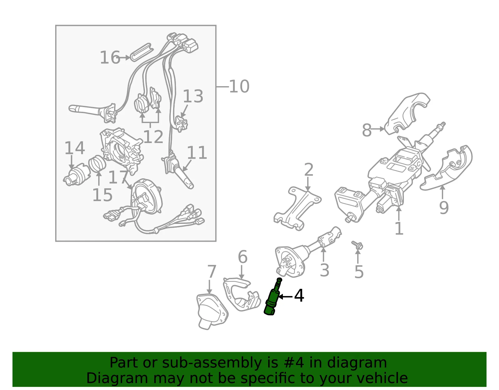 Lower Shaft - Mazda (ta013209xc) - view 2
