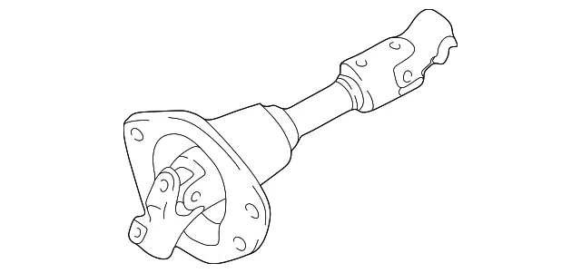 Intermediate Shaft - Mazda (tc8632090a)