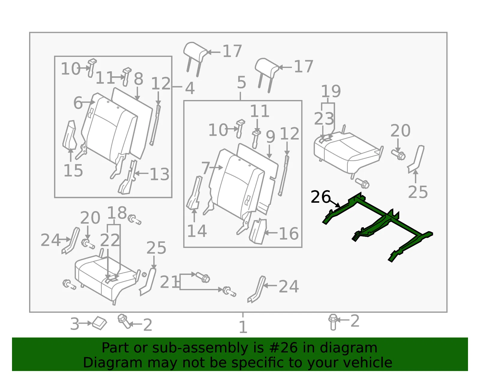 Mount Bracket - Mazda (td1188da0) - view 2