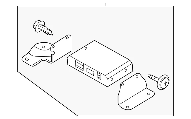 Radio Control Unit - Mazda (td7466drxa)