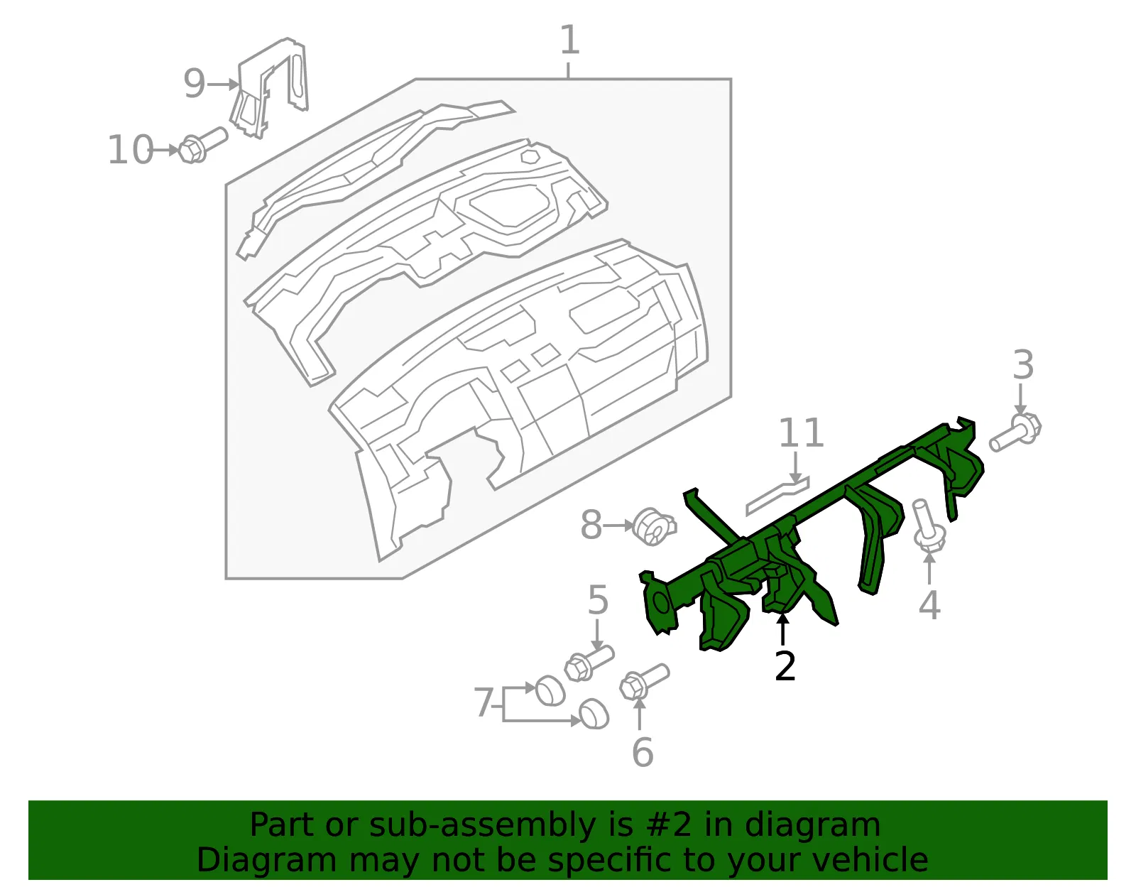 Cross-Member - Mazda (te6960420) - view 2