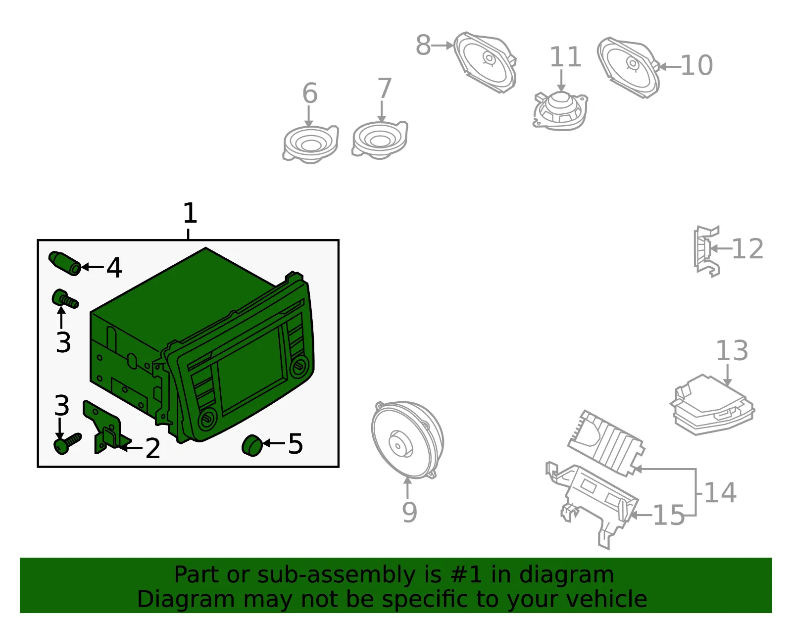 Radio Control Unit - Mazda (tk2166dv0d) - view 2
