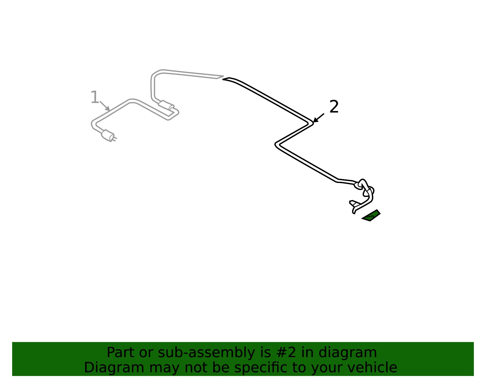 Antenna Cable - Mazda (td1366940d) - view 2