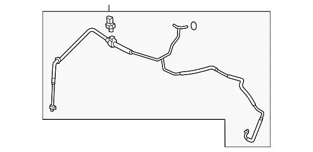 A/C Pipe - Mazda (tk486146xa)