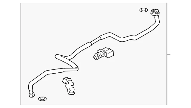 A/C Pipe - Mazda (tk4861832)