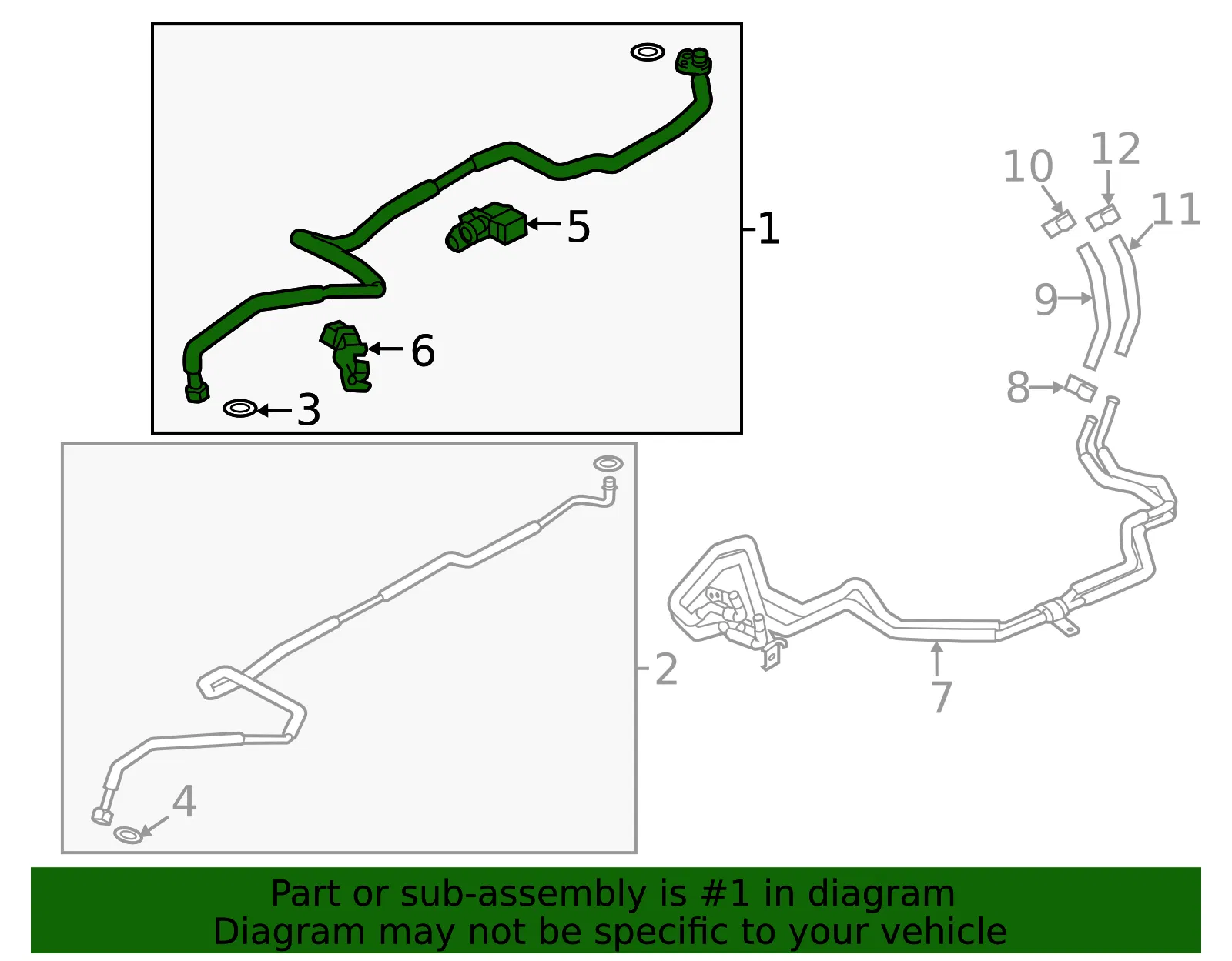 A/C Pipe - Mazda (tk4861832) - view 2