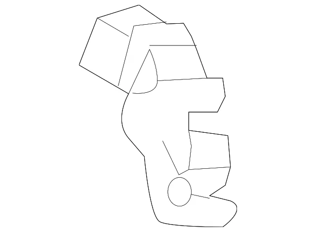 A/C Refrigerant Line Bracket - Mazda (tk4861872)