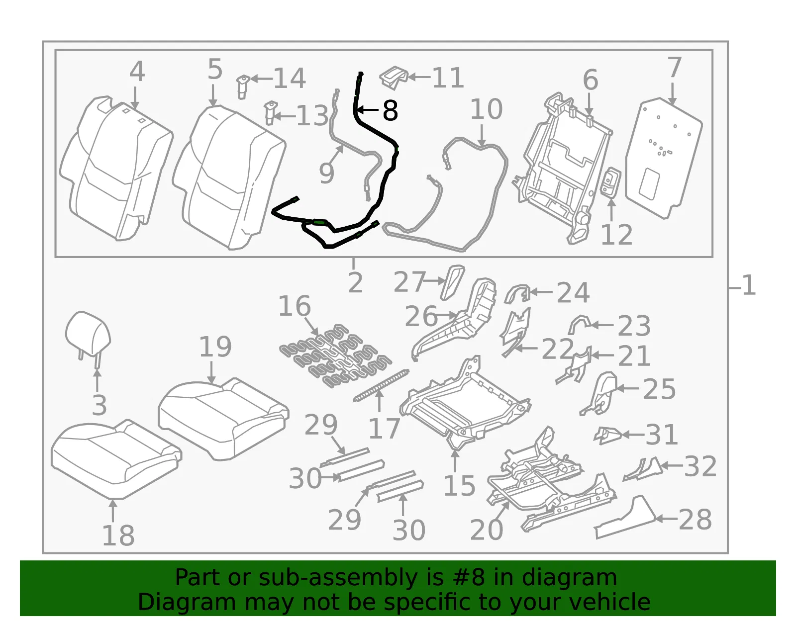 Release Cable - Mazda (tk4888387) - view 2