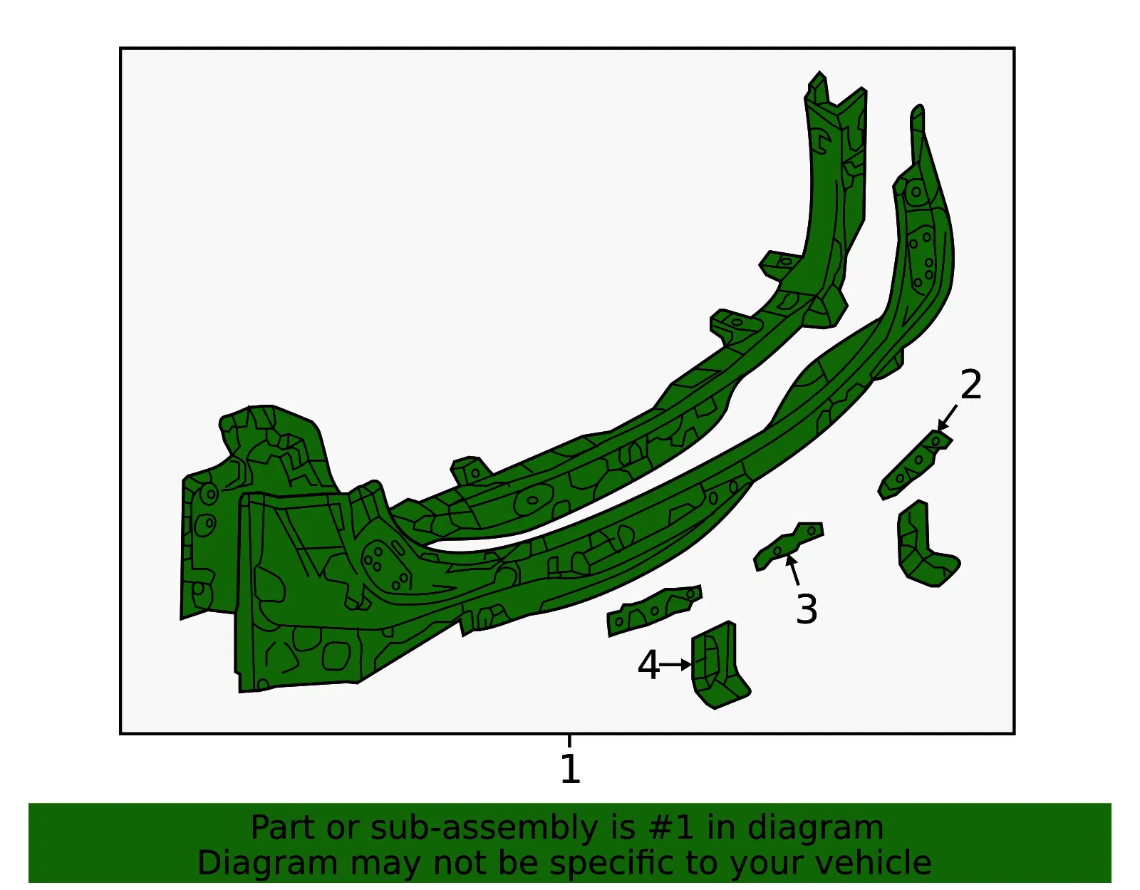 Rear Panel Assembly - Mazda (tky97075z) - view 2