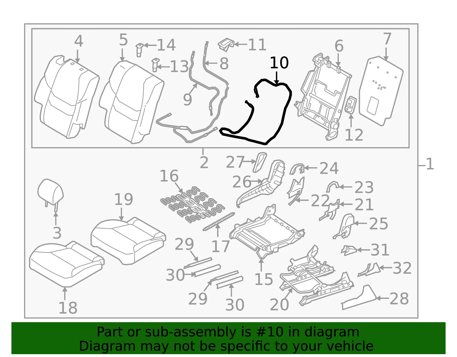 Release Cable - Mazda (tm5288439) - view 2