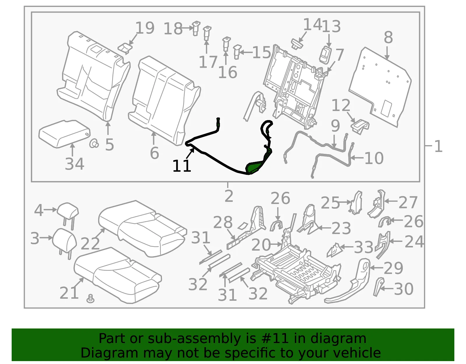 Release Cable - Mazda (tm5288489) - view 2