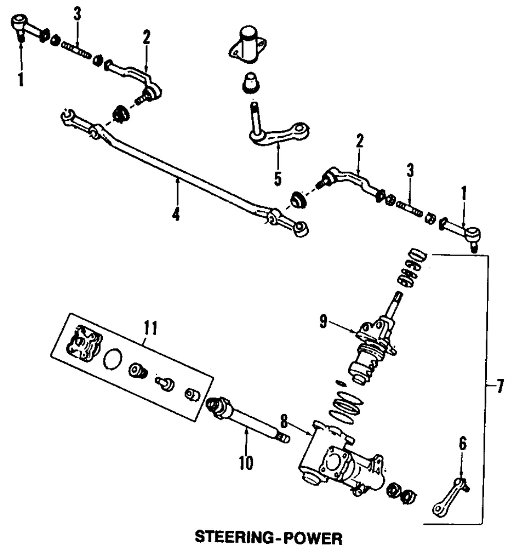 Center Link - Mazda (ue3832261a)