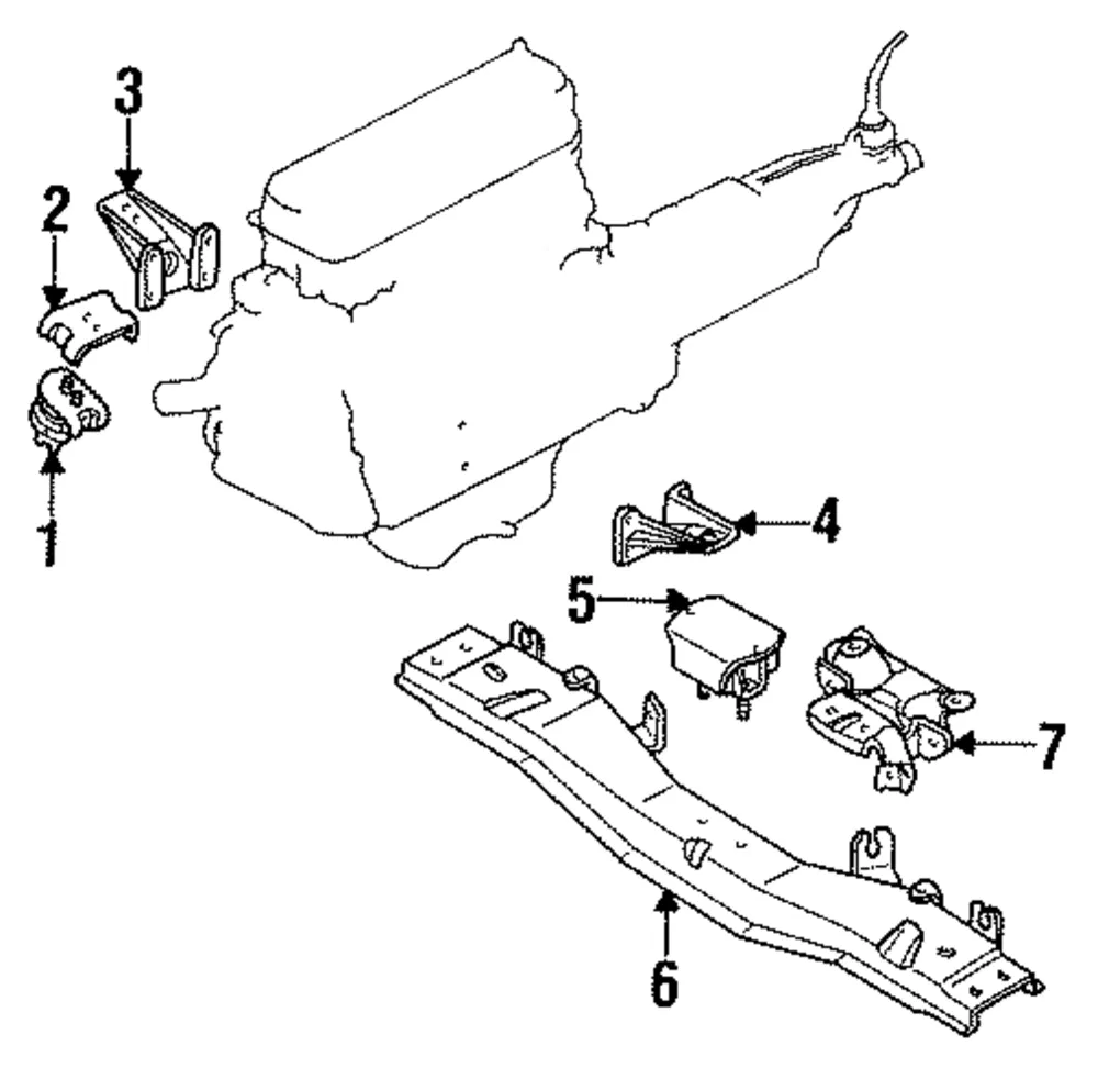 Motor Mount - Mazda (uc8639040a)