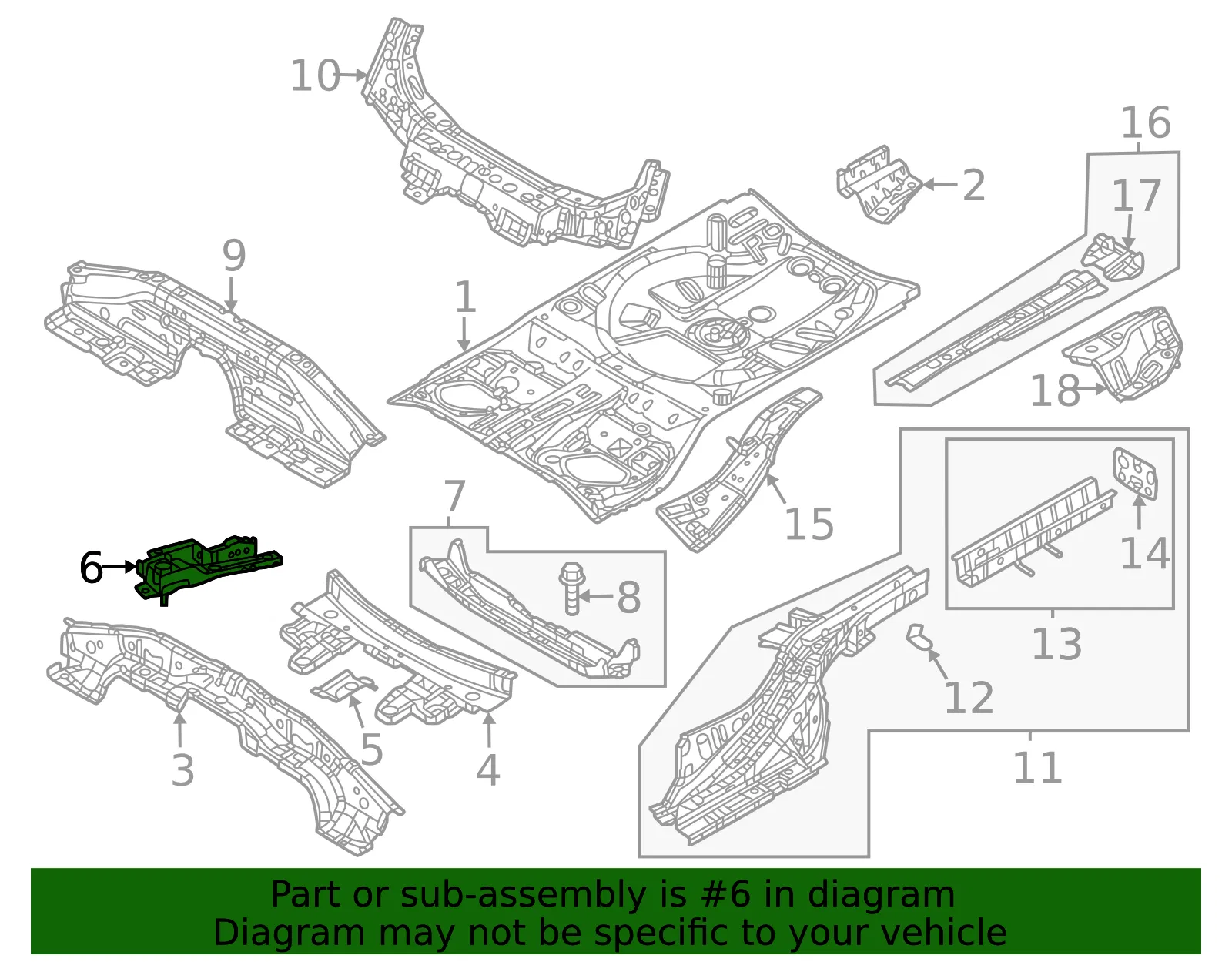 Floor Side Rail - Mazda (va41549d0) - view 2