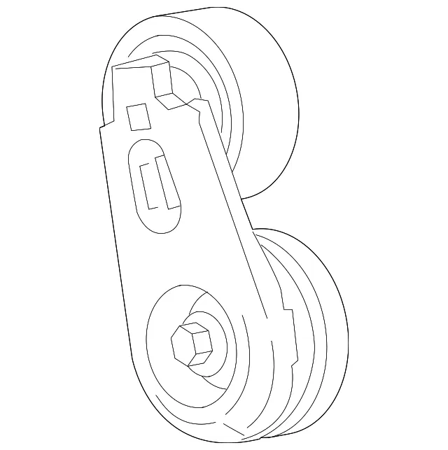 Accessory Drive Belt Tensioner Assembly - Mazda (zzc415980)