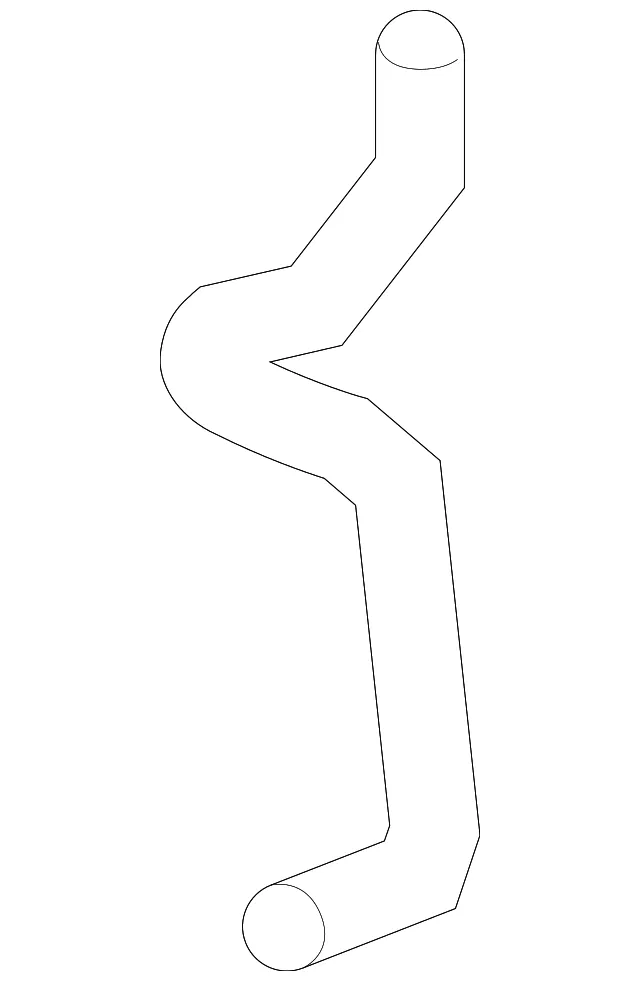 Lower Return Hose - Mazda (zzca15277)