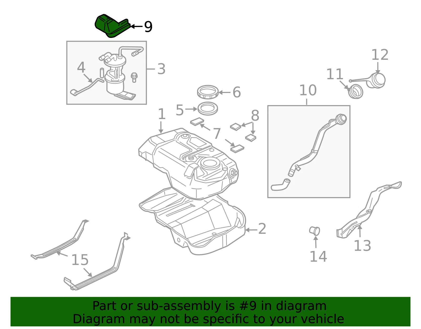 Upper Cover - Mazda (zzca42332) - view 2