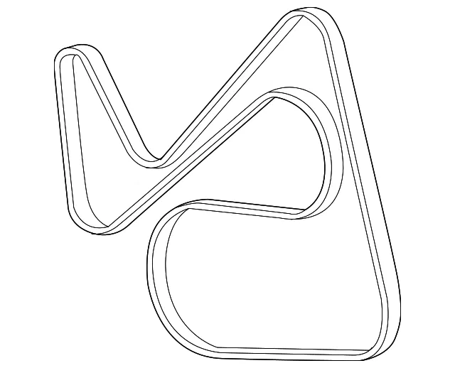 Serpentine Belt - Mazda (zzea18381)